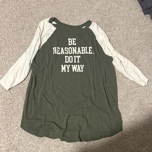 Half Sleeve Shirt - Green and White